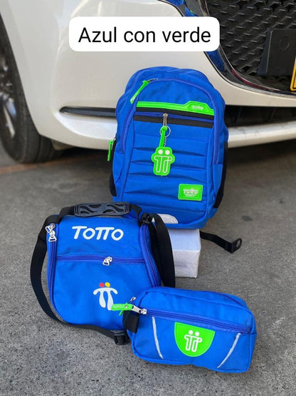MORRAL TOTTO + GRATIS LONCHERA Y CARTUCHERA